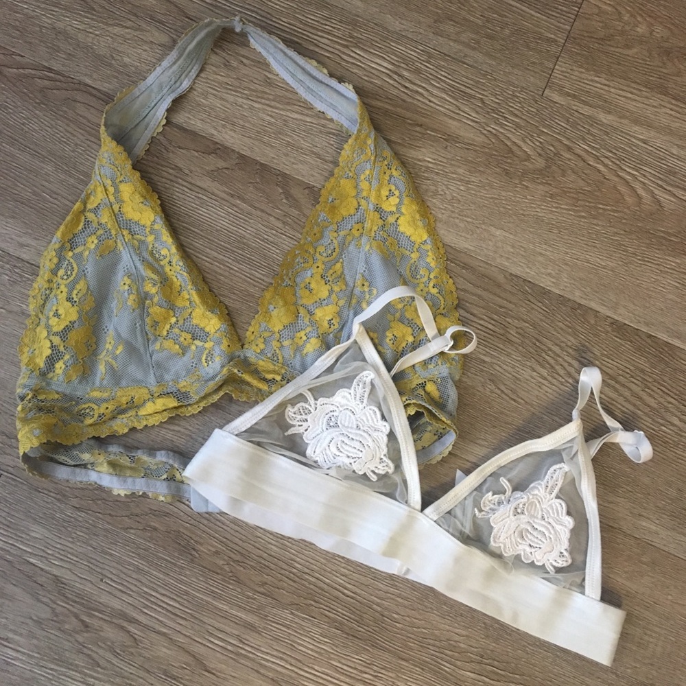 Lace bralettes